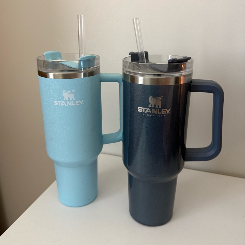 Stanley Duo Travel Tumblers - Light Blue & Navy 40oz